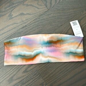 Londre Bandeau Swim Top Watercolor
